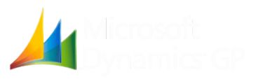 Dynamics GP Logotipo sin fondo letras blancas